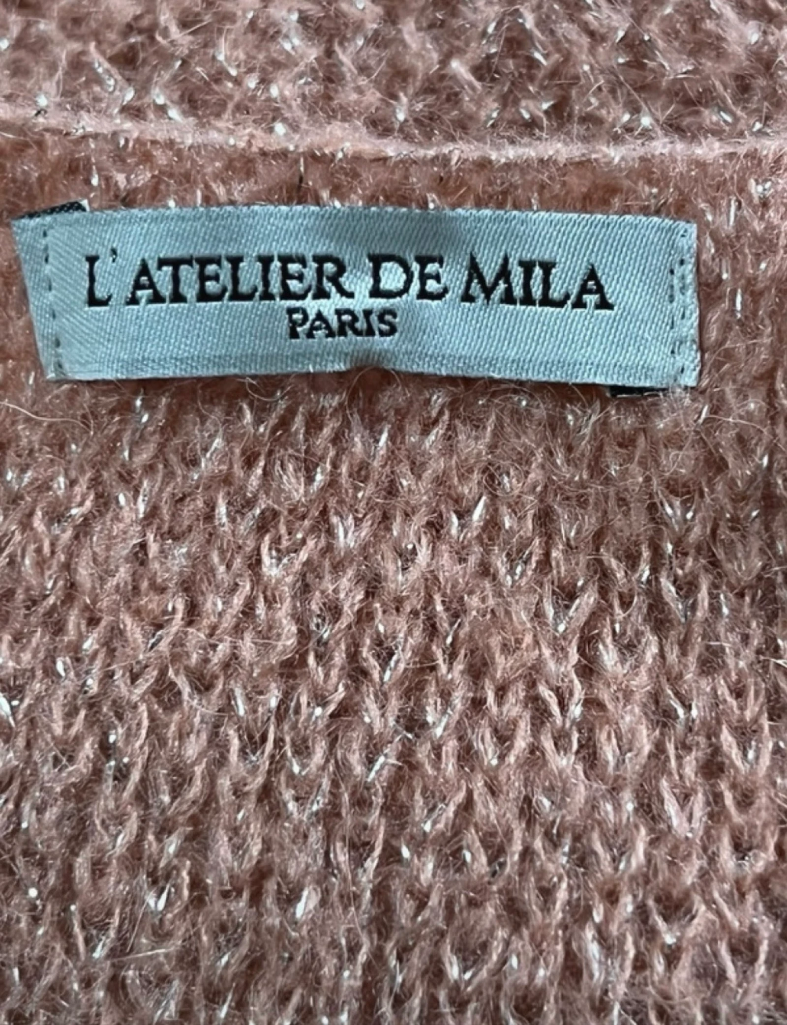 L’Atelier de Mila pull en mohair kid polyamide et laine  – photo 5